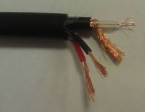 кабель Черный RG59 CU+2x0,75мм²